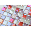 300X300 Color Mixture Glass and Stone Mosaic Wall Tile